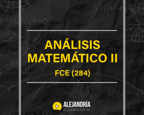 Análisis Matemático II FCE (284) GRABADO PRIMER PARCIAL