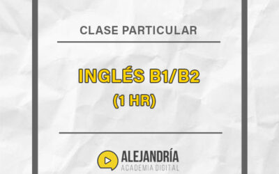 Inglés Nivel B1/B2 – Clase individual (1 hora)
