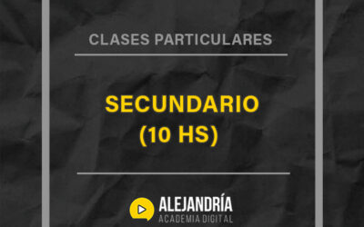 Nivel Secundario – Clases individuales (pack 10 horas)