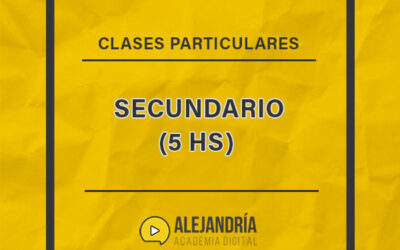 Nivel Secundario – Clases individuales (pack 5 horas)